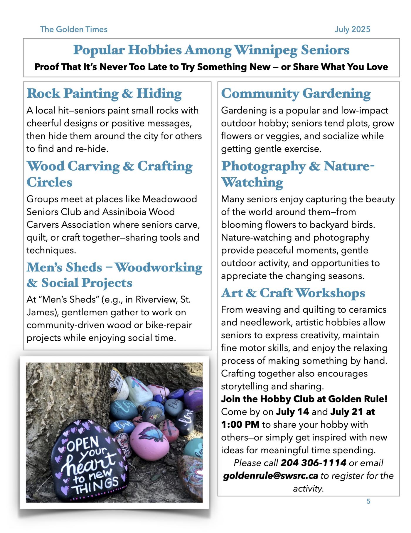 The Golden Times - July 2025 - Page 5