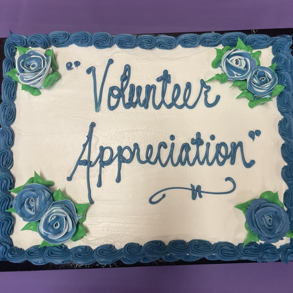 volunteer cake